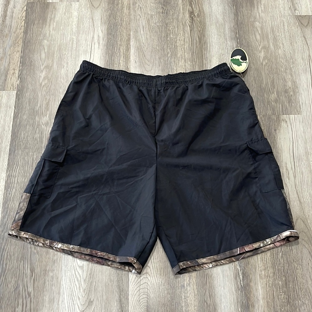 NWT Mossy Oak size XXL swim shorts black